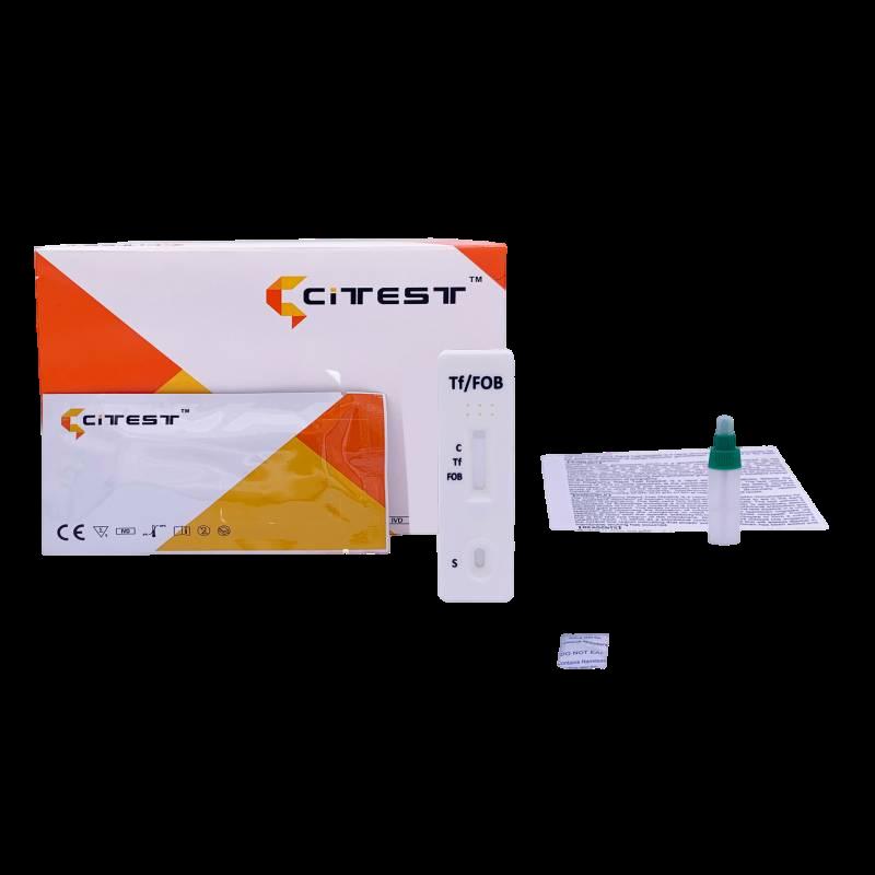 Комбінований швидкий тест на виявлення трансферіну та FOB, тест касета (TTFC-625, Citest)